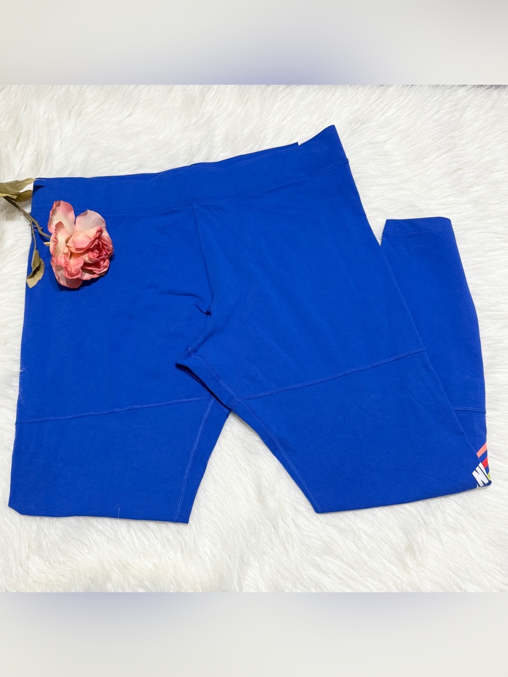 WOMENS NIKE SPORT DNA LEGGINGS PLUS SIZE BLUE NWT FULL LENGTH